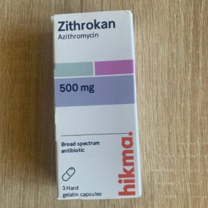 Zithrokan Зитрокан 500мг. 3 капсулы