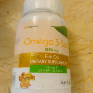 Омега-3 1250мг. Пищевая добавка с рыбьим жиром. 60 таблеток. Omega-3