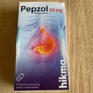 Pepzol  20mg. Пепзол 14 капсул