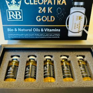 R&B Cleopatra 24K Gold. Bio and Natural Oils and Vitamins. 5 ampoules