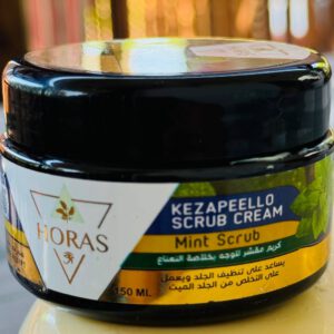 Horas Kezapeello Scrub Cream. 150ml. Крем-скраб Horas Kezapeello.  М'ятний скраб