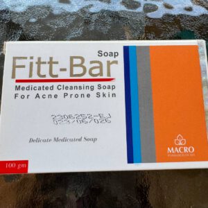 Fitt-Bar. Medicated cleansing soap. 100g. For acne prone skin.
