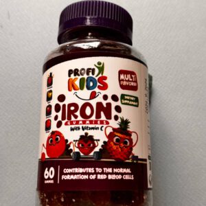 Profi Kids. Мармеладки с железом и витамином C. 60 мармеладок. Iron and Vit C gummies