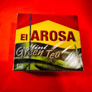 El Arosa. Зеленый чай с мятой. 100 пакетиков. Mint Green Tea