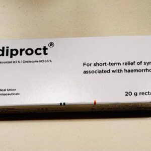 Sediproct. Седіпрокт. Ректальный крем. 20 г. Для кратковременного облегчения симптомов, связанных с геморроем. Rectal cream for short-term relief of symptoms associated with haemorrhoids