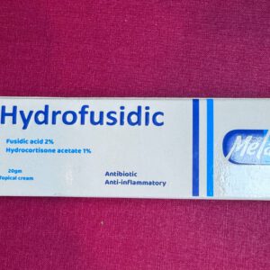Hydrofusidic. Гидрофузидик. 20г. Антибиотический и противовоспалительный крем для местного применения. Antibiotic and anti-inflammatory topical cream
