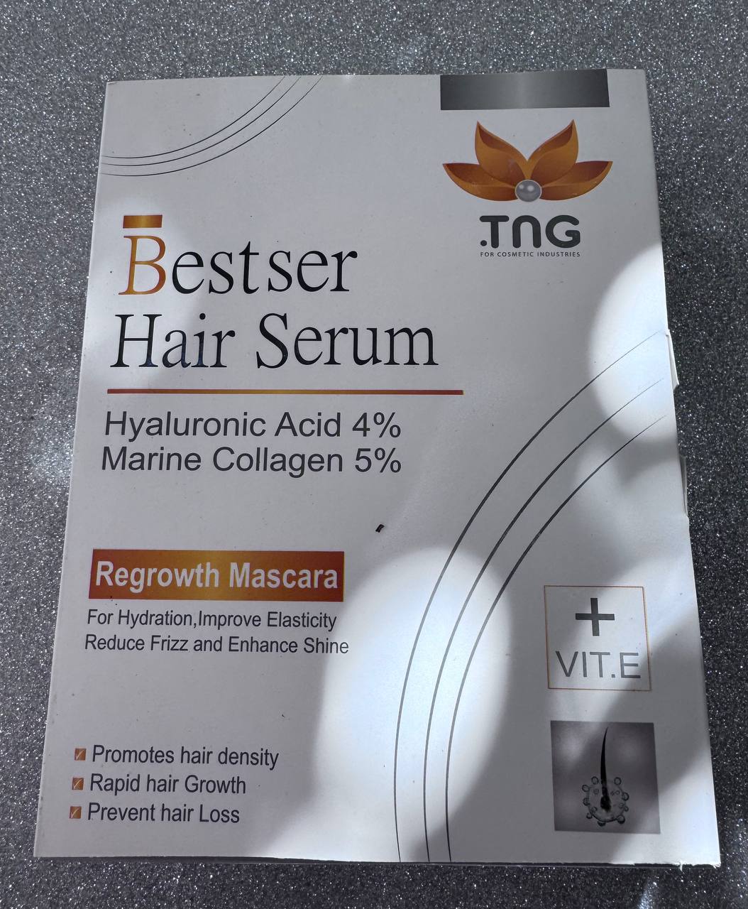 TNG. Bestser Hair serum. Regrowth mascara. Сироватка для волосся. Туш для вій - Зображення 3
