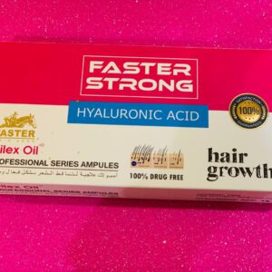 Faster Strong. Hyaluronic acid. Professional series ampules
