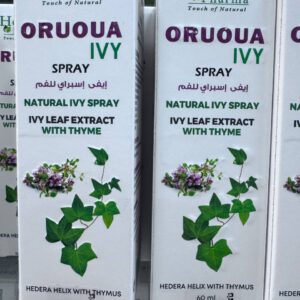 Hebatt Pharma. Oruoua Ivy. Натуральный спрей из плюща с тимьяном. 60мл. Natural Ivy spray with thyme