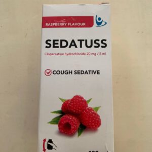 Sedatuss. Седатусс. Средство от кашля с малиновым вкусом. 100мл. Cough sedative with raspberry flavour