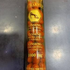 Marnys. Женьшень с лецитином. 1000мг. 30 капсул. Ginseng with lecithin
