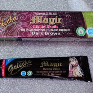 Magic. Паста хны. Темно-коричневая. 27г плюс 8г. Henna paste. Dark brown