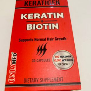 Keratigen (keratin and biotin). Кератиген (кератин и биотин). 30 капсул