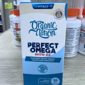Organic Nation. Perfect Omega with D3. Идеальная Омега с D3. 30 капсул