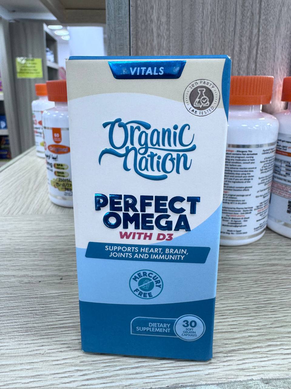 Organic Nation. Perfect Omega with D3. Ідеальна Омега з D3. 30 капсул