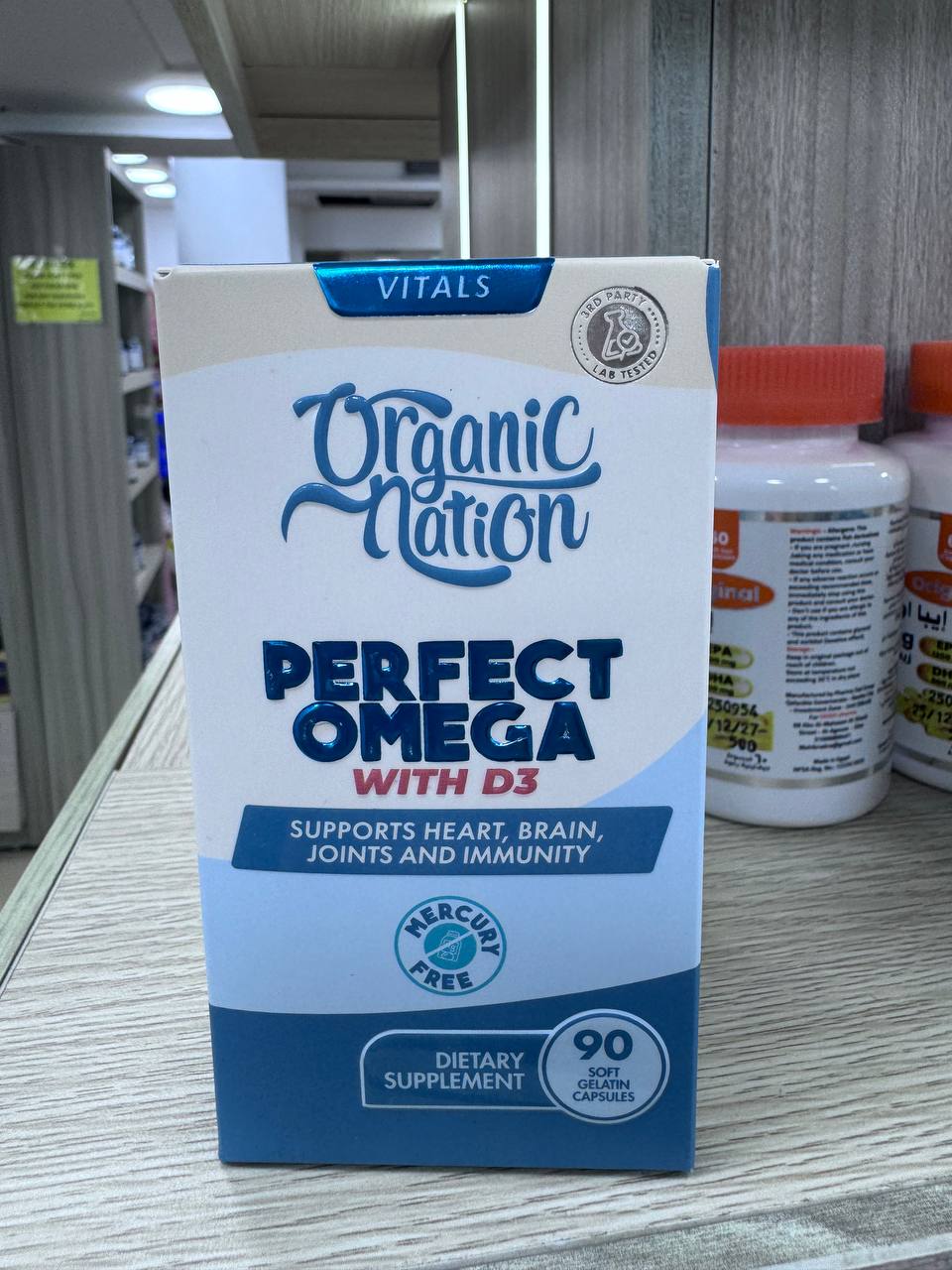 Organic Nation. Perfect Omega with D3. Ідеальна Омега з D3. 90 капсул