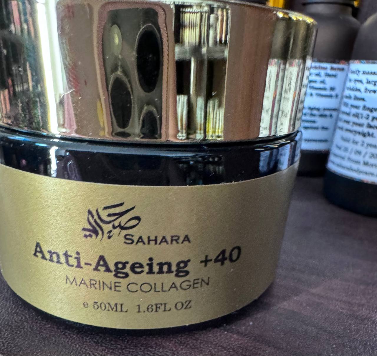 Sahara. Anti-Ageing Marine Collagen. Plus 40. 50ml