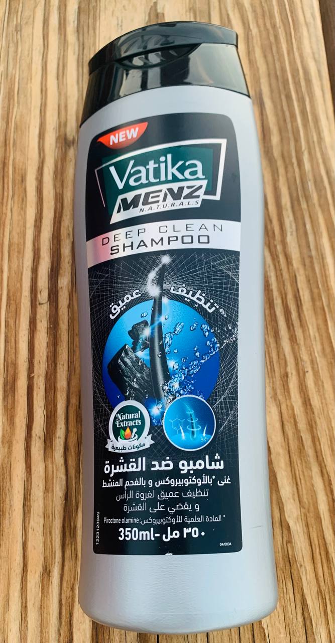 Vatika Menz. Шампунь для глибокого очищення. 350мл. Deep Clean Shampoo