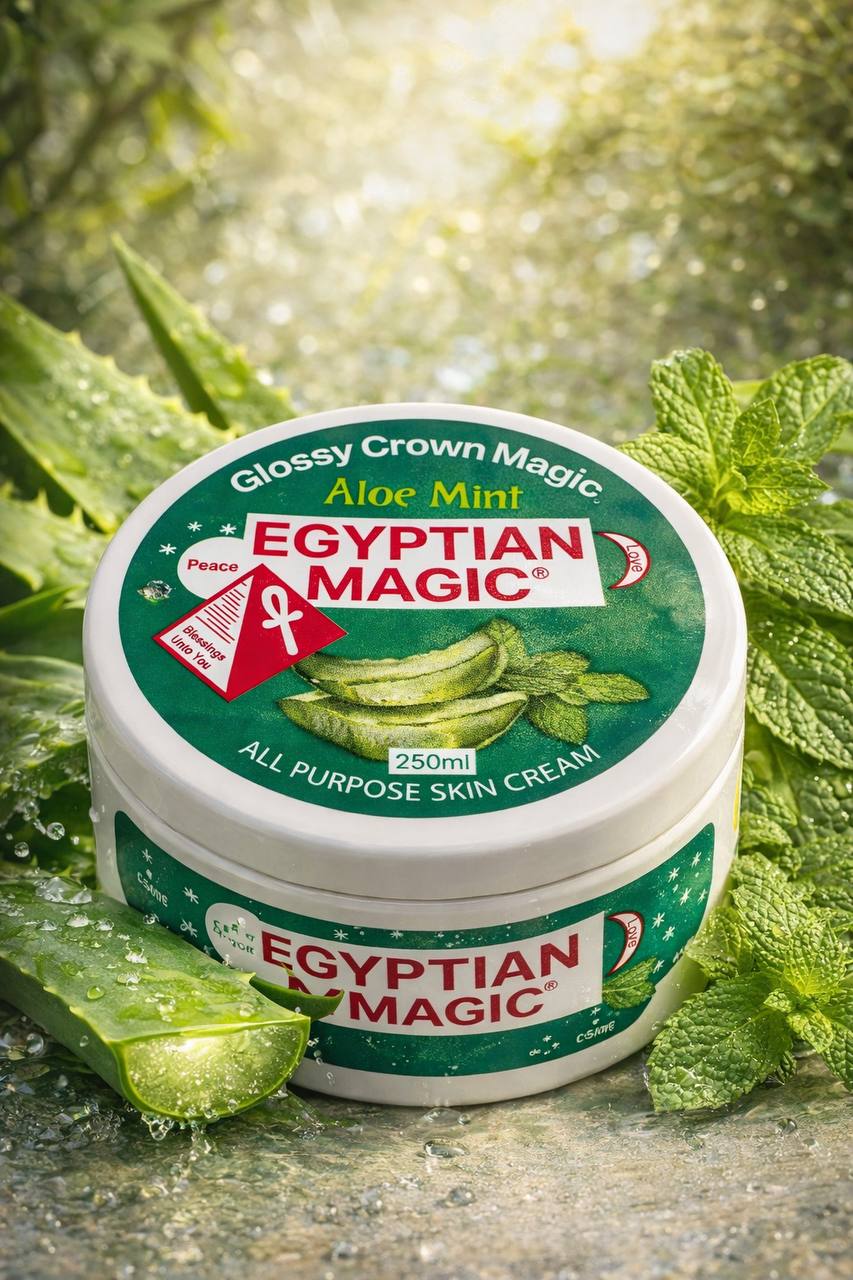 Egyptian Magic. Єгипетська магія. Універсальний крем для шкіри. Алое, м'ята. 250мл. All Purpose Skin Cream. Aloe, Mint