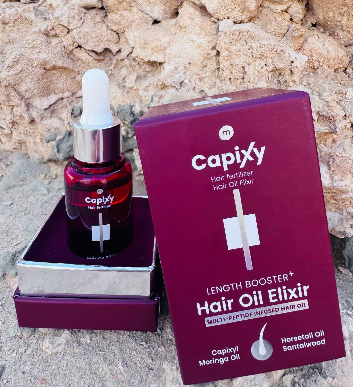 Capixy. Добриво для волосся. Олійний еліксир для волосся. Підсилювач довжини. 30мл. Hair Fertilizer. Hair Oil Elixir. Length Booster - Зображення 4