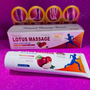 TNG Lotus. Масажний крем на основі яблучного оцту. 120gm. Apple Cider Vinegar Massage Cream