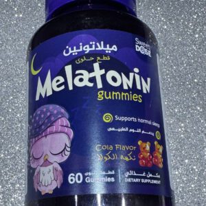Melatonin gummies. Cola flavor. Мелатониновые жевательные конфеты. Вкус колы. 60 жевательных конфет