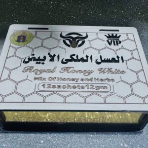 Crazy Bull. Royal Honey White. Королевский белый мед. 12 пакетиков (12г)