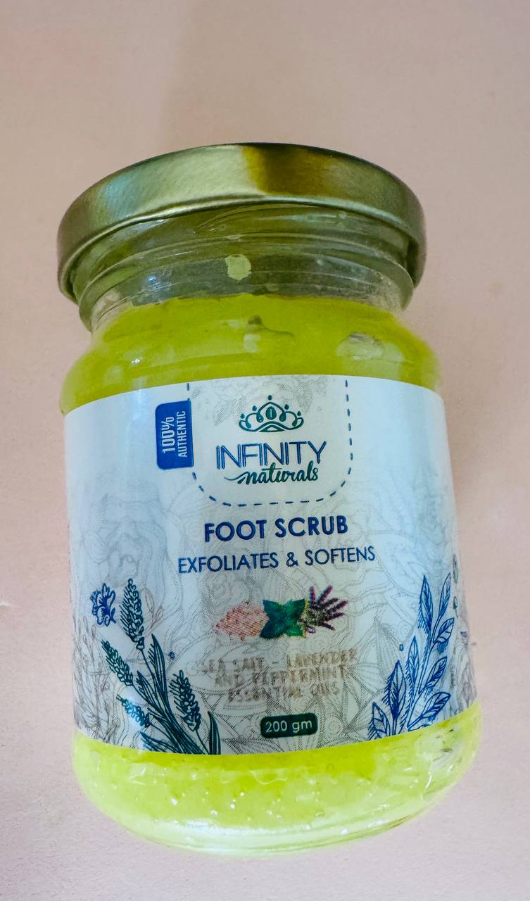 Infinity Naturals. Скраб для ніг. 200г. Foot Scrub