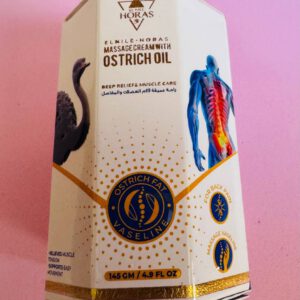 Horas. Масажний крем зі страусиною олією. 145г. Massage Cream with Ostrich Oil