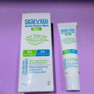 StarVille. Acne Prone Skin Gel. Tea Tree Oil. 30gm