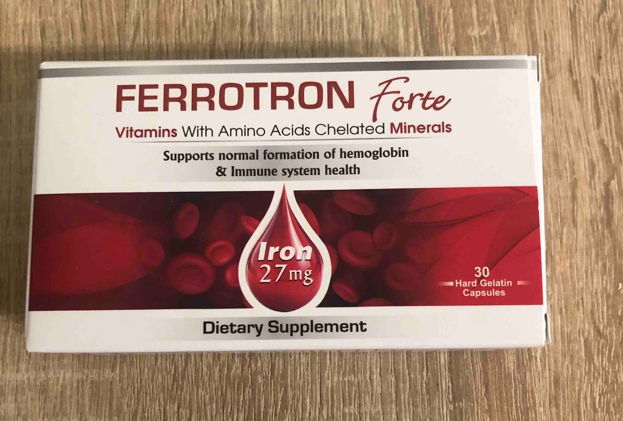 Ferrotron Forte. 30 capsules