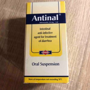 Antinal (Nifuroxazide 220mg/5ml). Oral Suspension. 60ml