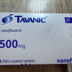 Tavanic (Levofloxacin) 500mg. 5 tablets